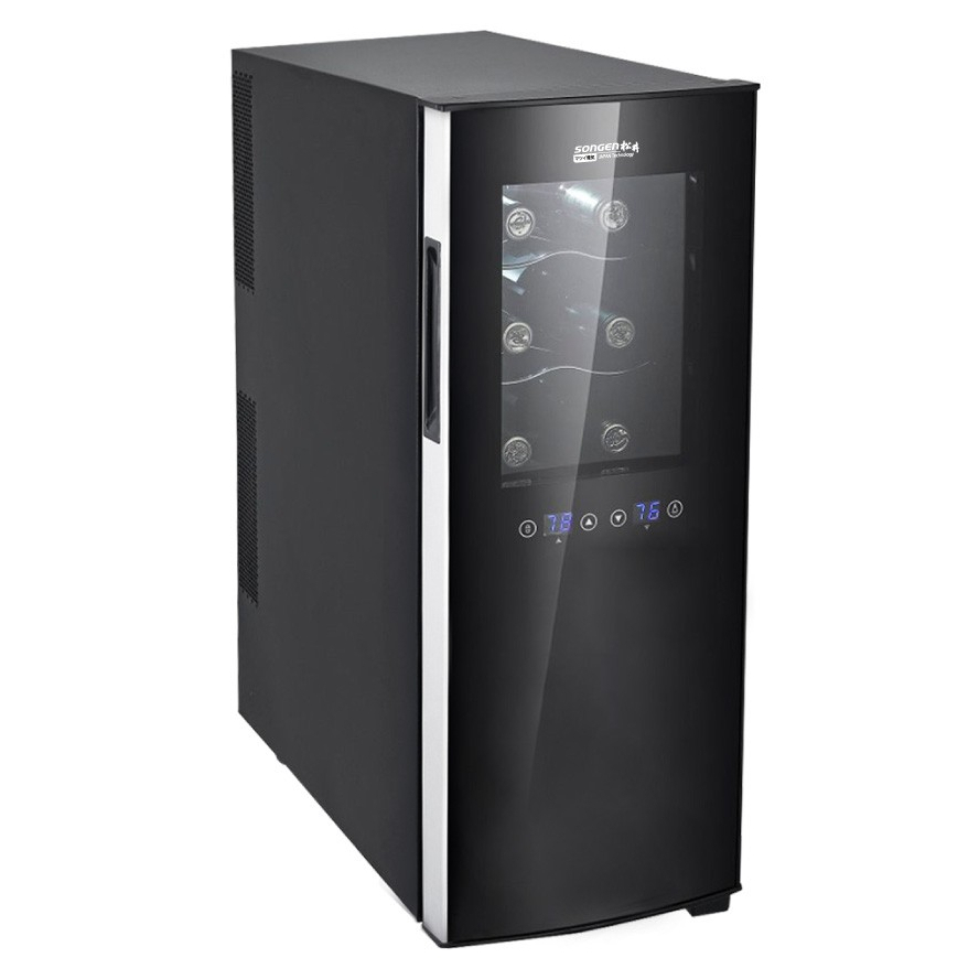 【小冰箱】變頻式雙溫控酒櫃 液晶顯示觸控面板 紅酒櫃 冷藏冰箱 電子恆溫酒櫃 SG-35DFW (B2) 松井