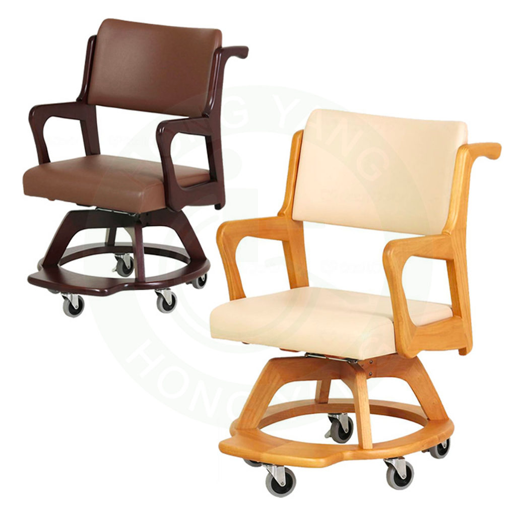 Glory plan 室內移動椅 旋轉單人椅 360度椅墊旋轉 木質單人椅 旋轉椅 餐桌椅 椅子