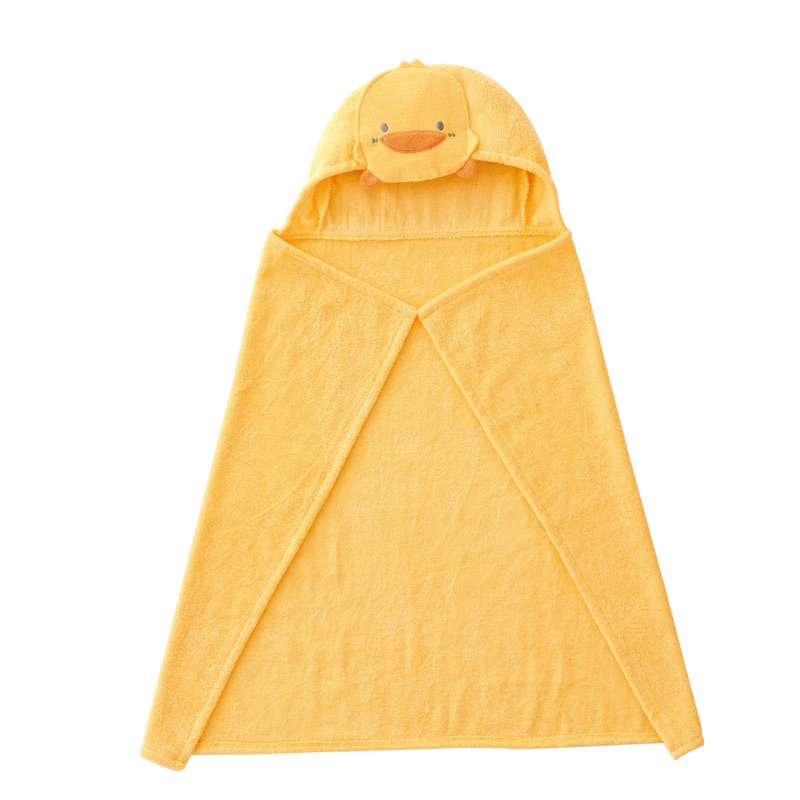 黃色小鴨/哈比蛙 造型兩用浴巾
