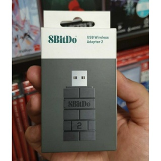 【全新現貨】NS Switch遊戲週邊 八位堂 8Bitdo USB無線接收器 2代 無線手把轉接器 黑磚 二代