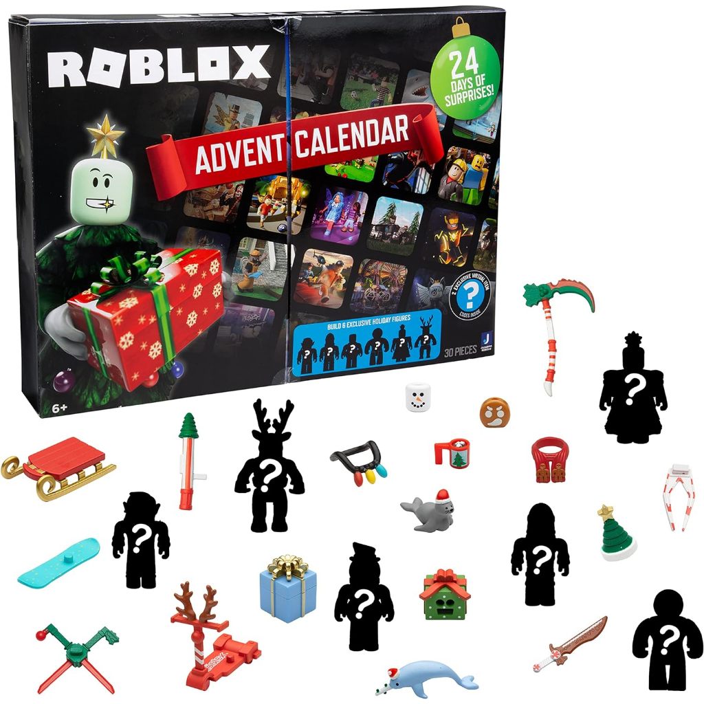 🚀空運🚀美國 電腦遊戲 Roblox 公仔降臨曆  倒數日曆 降臨曆  戳戳樂 倒數月曆 聖誕節 玩具