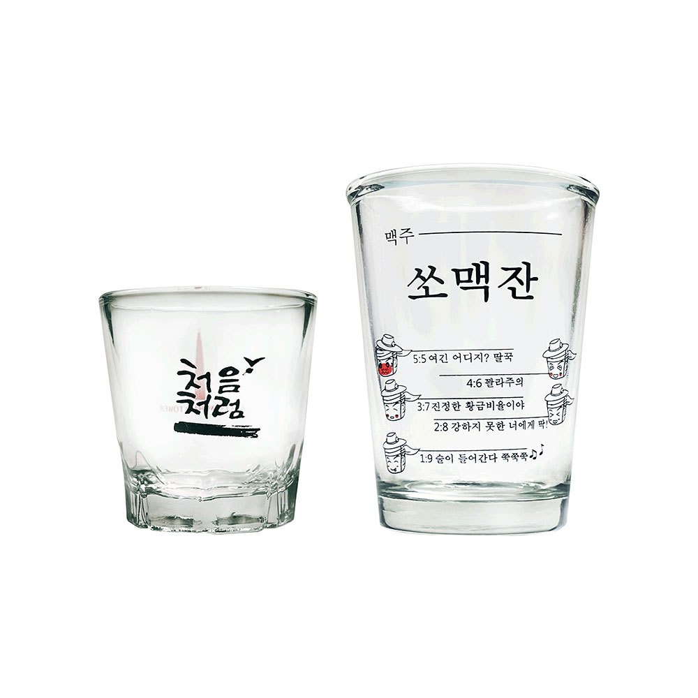 【薇薇舖子】韓國餐具廚具~燒酒杯/燒啤杯/冰水杯