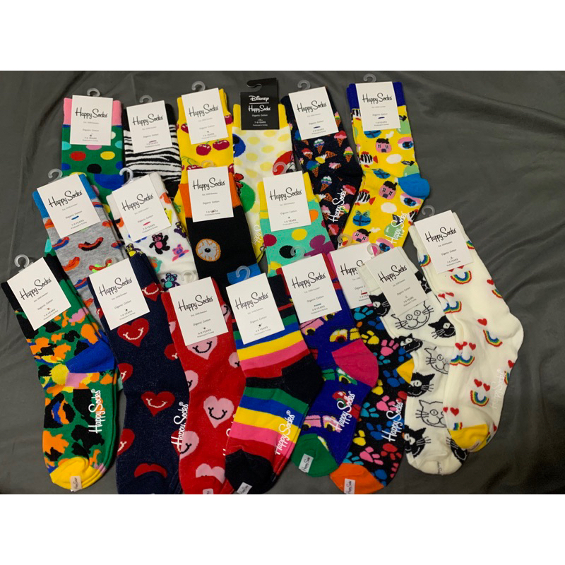 瑞典Happy Socks兒童繽紛/普普風襪（4-6y)