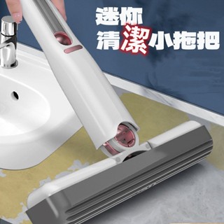 🔥 24小時發貨🔥迷你小拖把 拖把 迷你拖把 乾濕兩用 小拖把 免手洗拖把 桌面迷你小拖把 桌面拖把 桌面清潔拖把