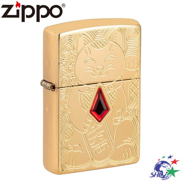 Zippo (ZP755) 美系經典 招財貓紅鑽 / 49802 詮國