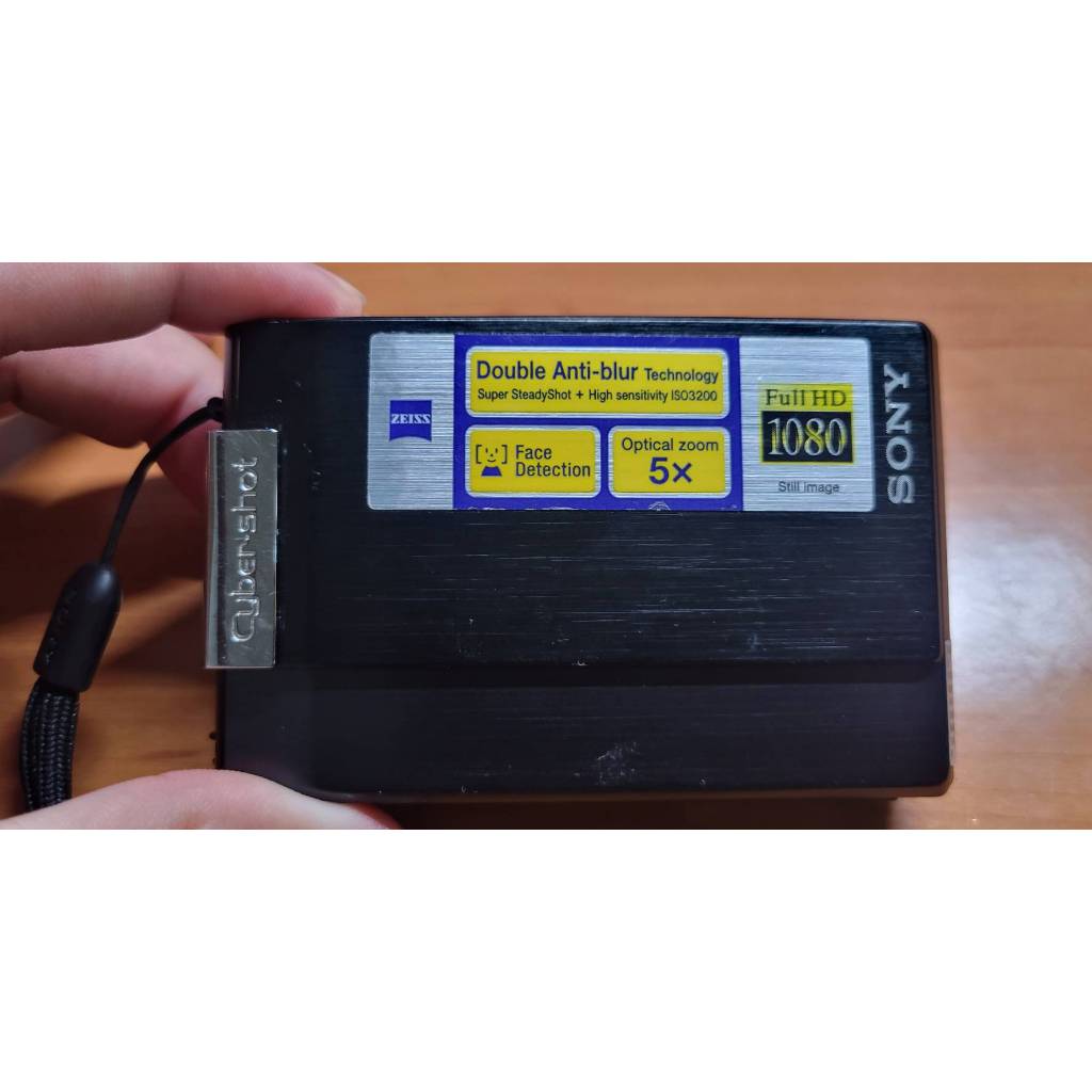 黑 Sony Cybershot DSC-T100復古CCD卡片數位相機 小紅書