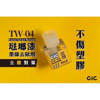 【工匠模型】GIC TW04 珐瑯漆墨線去除劑 TW-04