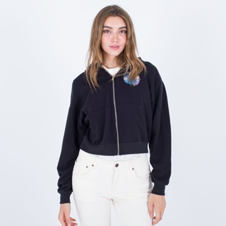 HURLEY｜女 PROTECT THE SEA CROP ZIP UP HOODIE 連帽外套