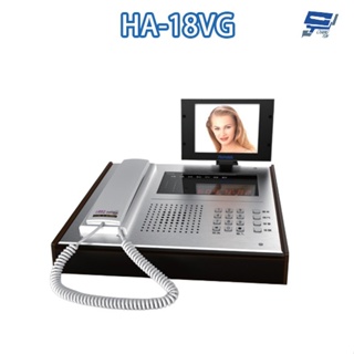 昌運監視器 Hometek HA-18VG 5.6吋 螢幕式保全對講管理總機 保全系統連線 防水鍵盤