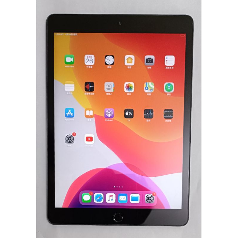 Apple iPad 7 128G 2019 10.2蘋果(A2197) 二手灰色平板