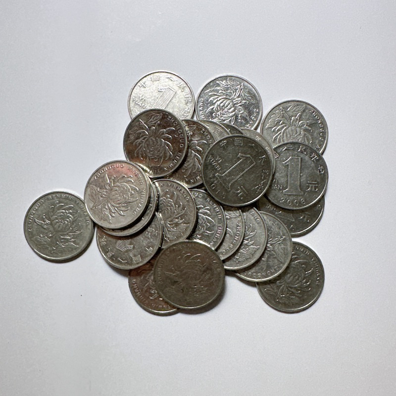 二手硬幣 中國人民幣1元 （隨機發貨）