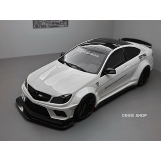 「0629 SHOP」 1/18 Mercedes-Benz C63 AMG LBWK 寬體 賓士模型車 擺設裝飾 收藏