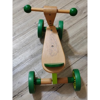 德國hape 木製 學步車 滑步車 Hape Scoot Around Ride On Wood Bike E0101