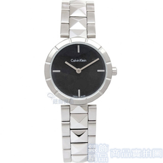 CK Calvin Klein K5T33141手錶 黑面 簡約 時尚 鋼帶 女錶 全新原廠正品【澄緻精品】