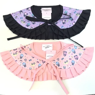 【雙子星KiKiLaLa】Dolly Mix聯名造型衣領 日本進口 衣襟 領巾(20*50cm)