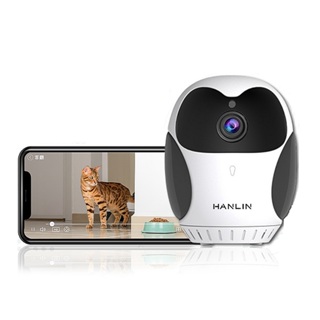 HANLIN-Minicam 搖頭360度 迷你廣角監視器 貓頭鷹造型 雙向語音攝影機 APP 手機 多人同時觀看監視器
