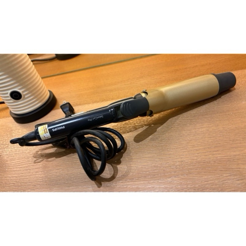 ［二手］philips 飛利浦 電氣石溫控電捲棒  HP4684  38mm