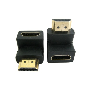 SAFEHOME HDMI公 轉 HDMI母 鍍金 90度直角轉接頭 CA3703