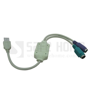 USB to PS/2 轉接線/轉接頭，可用於 PS/2 鍵盤、滑鼠、掃描槍、掃描器、條碼機！CU0802