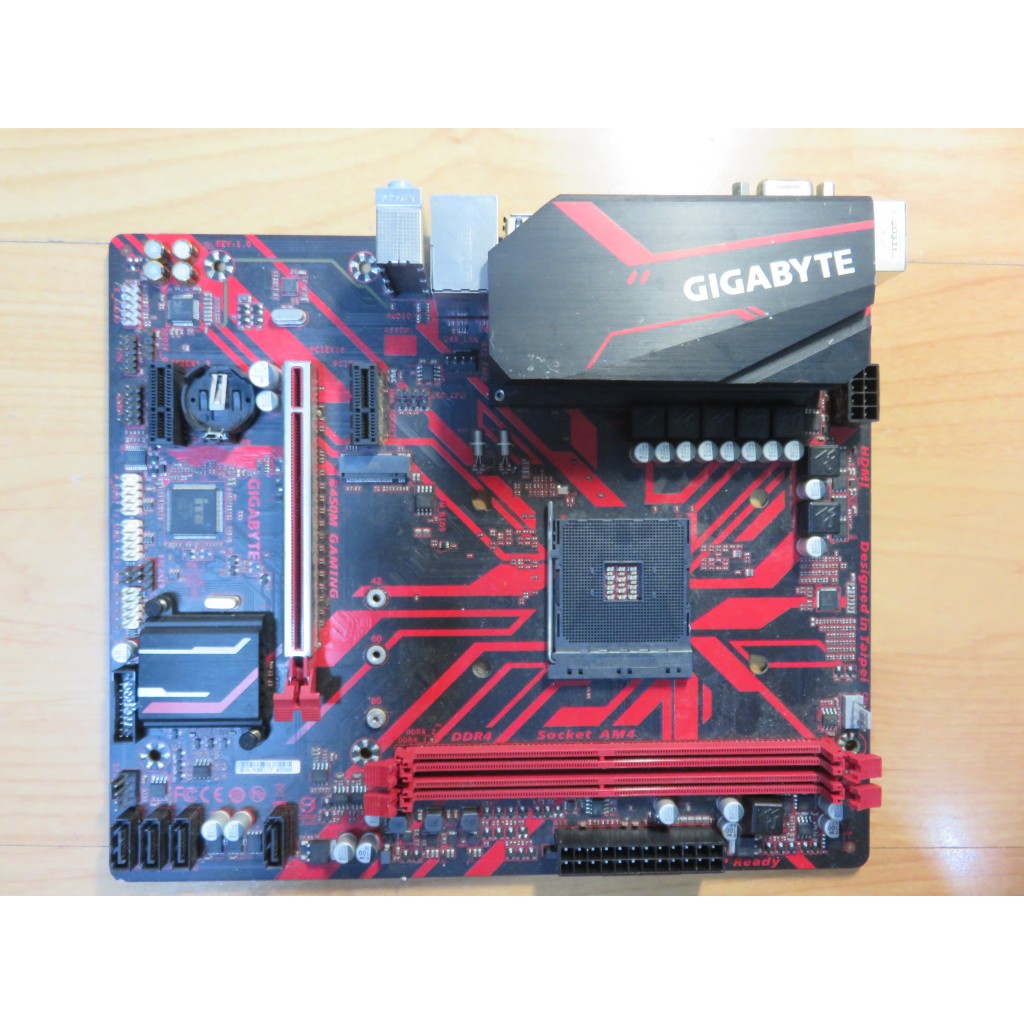 S.故障主機板-GIGABYTE 技嘉 AM4 B450M GAMING DS3H 直購價580