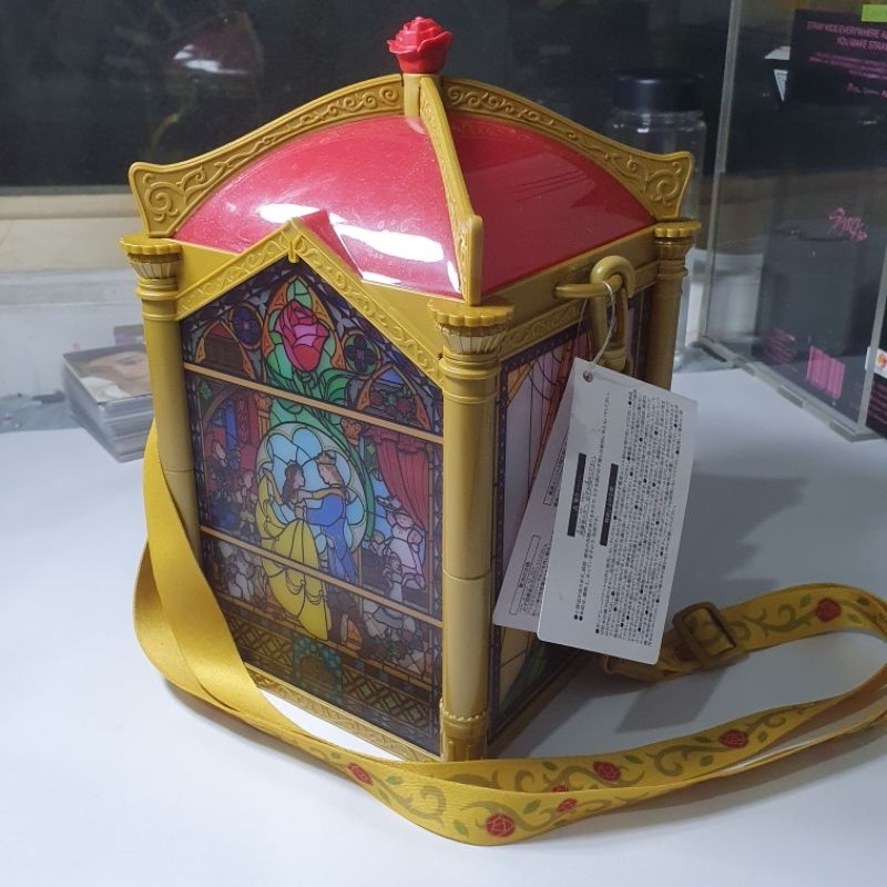 🌟羽絨小賣部🌟《迪士尼 美女與野獸爆米花桶》正版官方爆米花桶 於東京迪士尼購入