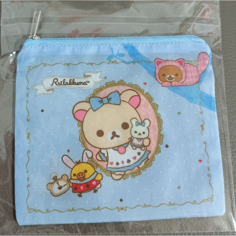 * 限定 日本 Rilakkuma 拉拉熊 小白熊 小黃雞 愛麗絲 造型 萬用 小物 收納袋