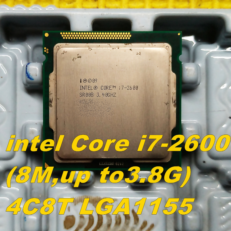 ※含稅附發票※◎正式版intel Core i7-2600 (8M,up to3.8G) 4C8T LGA 1155