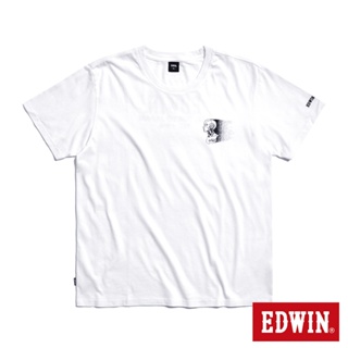 EDWIN 機器人胸像短袖T恤(白色)-男款