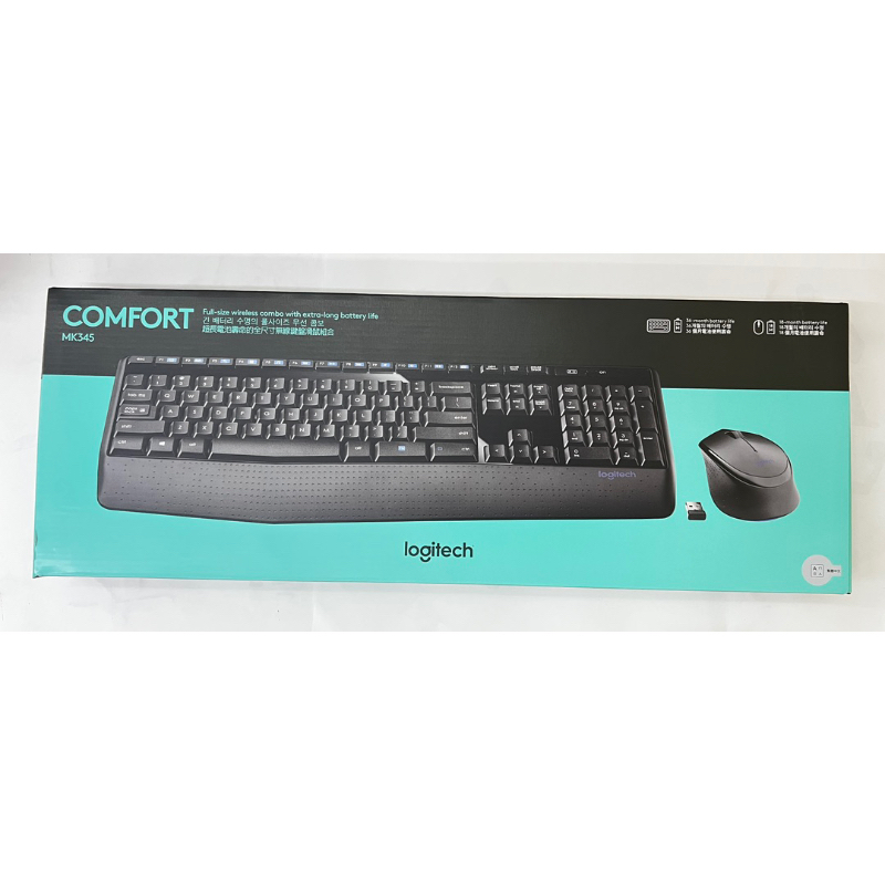 免運-Logitech 羅技 MK345 無線 滑鼠鍵盤組 全新公司貨