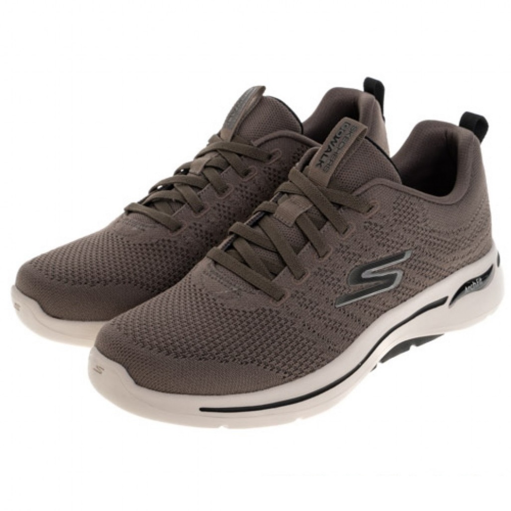 SKECHERS 男鞋 健走系列 GO WALK ARCH FIT 健走鞋 216263TAN 零碼出清