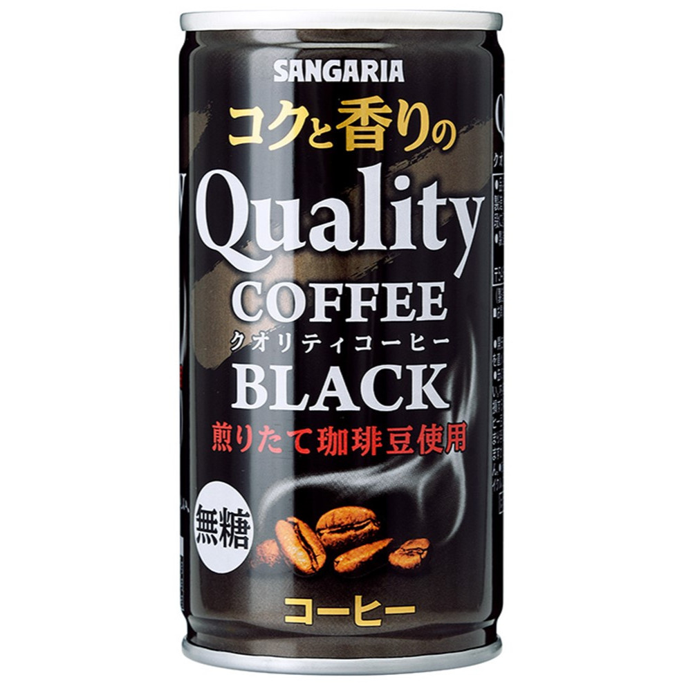 日本 山加利 SANGARIA 即飲咖啡  無糖  微糖 歐蕾 炭燒咖啡 罐裝咖啡