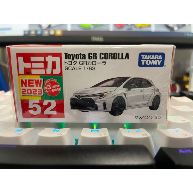 Tomica No.52 Toyota GR Corolla 新車貼
