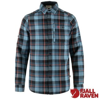 【Fjallraven 小狐狸】男 長袖保暖襯衫 Fjallglim Shirt運動休閒上衣 靛藍/黎明藍 81380