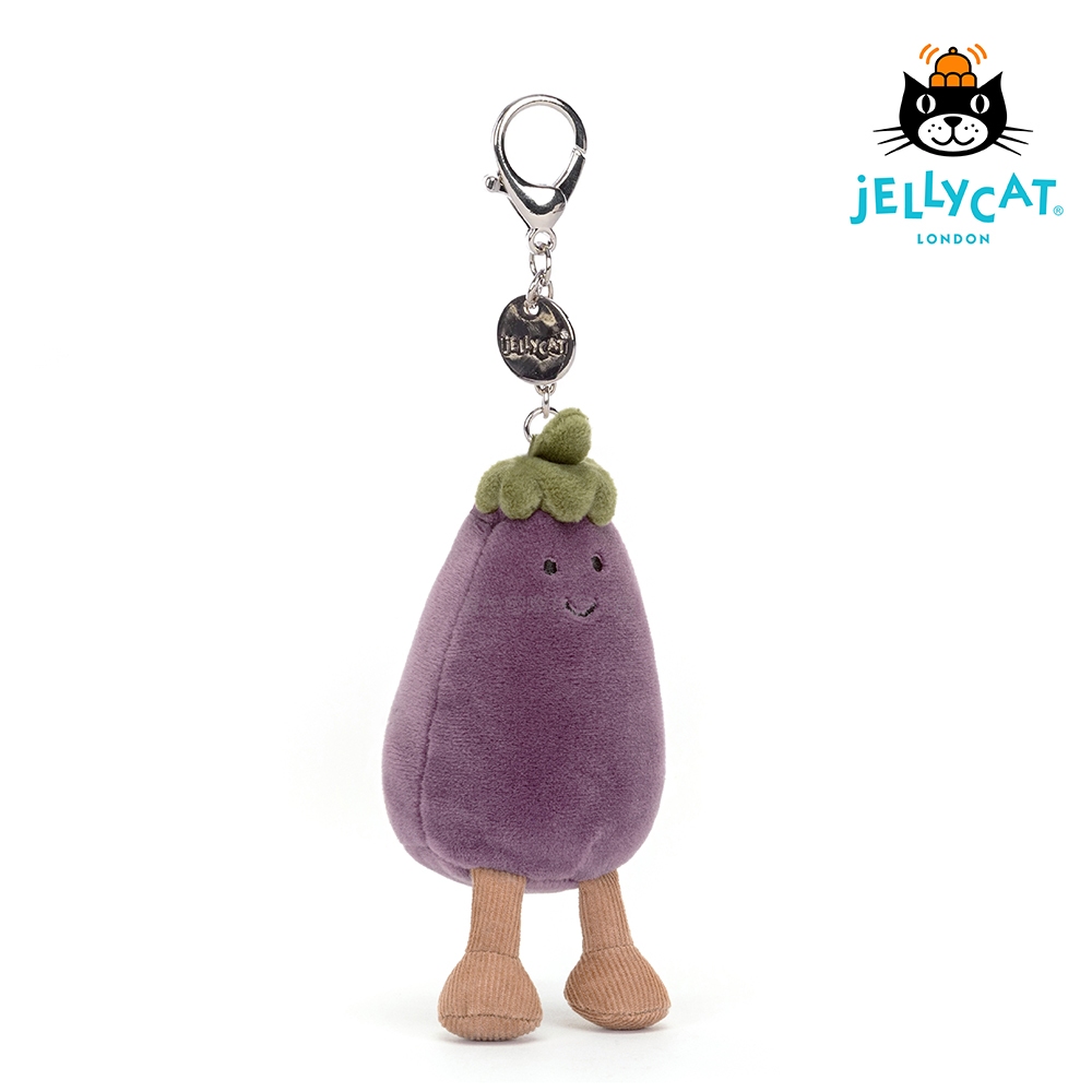 Jellycat吊飾/鑰匙圈/ 迷人茄子 eslite誠品