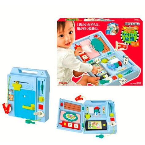 【玩具倉庫】【日本 People】益智手提聲光遊戲機 8m+▶️益智 玩具 音樂 嬰兒 聲光效果 洗手台 水龍頭 手機