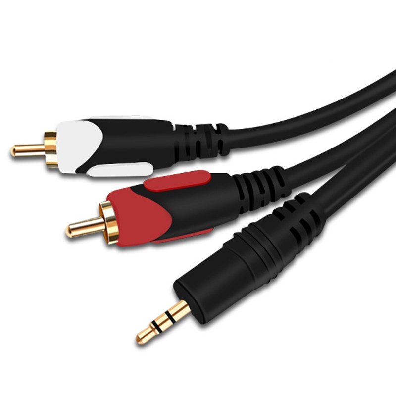 易控王 3.5mm 轉 RCA 音源線 3.5轉紅白 手機接喇叭線(30-221~227)