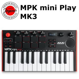 AKAI Pro MPK mini Play MK3 25 鍵 MIDI 鍵盤控制器，帶揚聲器，包含豐富的內置音源