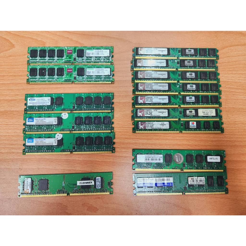 【免運3C 記憶體】DDR2 2G 1G 512M 256G ( 金士頓 創見 Adata Kingmax Team