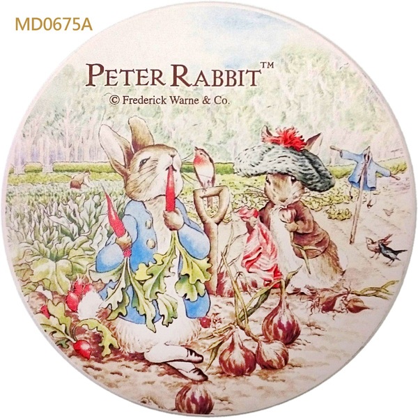 PETER RABBIT 比得兔經典吸水杯墊系列3款