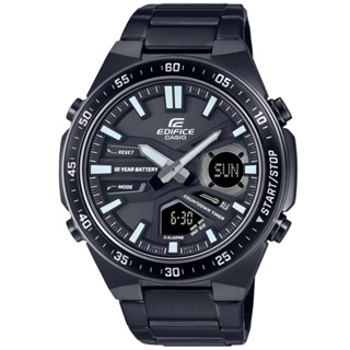 折扣私訊 CASIO 卡西歐 EDIFICE 10年電力計時手錶 46.9mm / EFV-C110DC-1A
