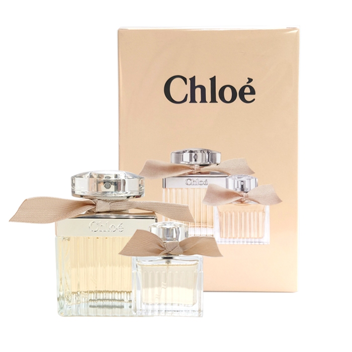Chloé 旅行版淡香精 兩件組禮盒 ( 女性淡香精75ml+Chloé淡香精20ml )