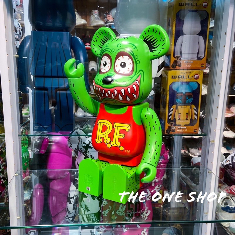 【SNEAKER W 】BE@RBRICK Rat Fink TM 芬克鼠 老鼠 芬克 庫柏力克熊 400% 1000%