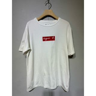 [LOU lect’S]agnes b x adam et rope 聯名款 BOX LOGO T-shirt