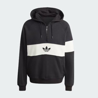 ADIDAS HACK NY Hoodie 男款 黑白 拼接 連帽長袖 冬連帽衫 IP9488 Sneakers542