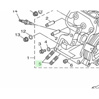 山葉 原廠 SMAX FORCE 1.0 一代 排氣管頭螺絲 雙牙螺絲 雙頭螺栓 螺帽 排氣管頭螺帽 螺母 8mm 公司