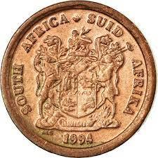 【全球硬幣】南非 South Africa 1994年 1C 美品 罕見 AU