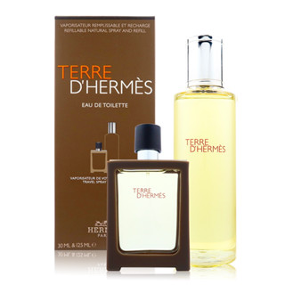 全新正品 拆售 HERMES 愛馬仕 大地 禮盒 男性淡香水 30ml + 125ml 補充瓶