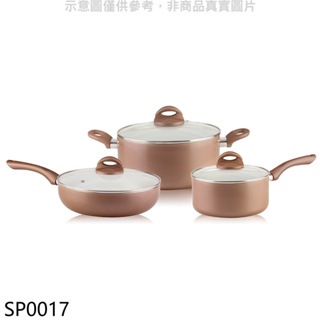 西華【SP0017】GALAXY LINE不沾6件鍋組鍋具 歡迎議價