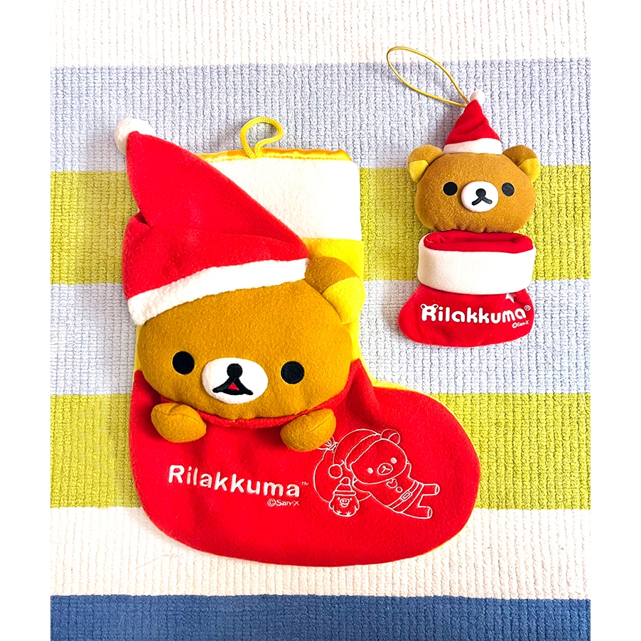 日本購入🎄聖誕節、拉拉熊聖誕襪、吊飾、糖果袋、聖誕節裝飾佈置🎄