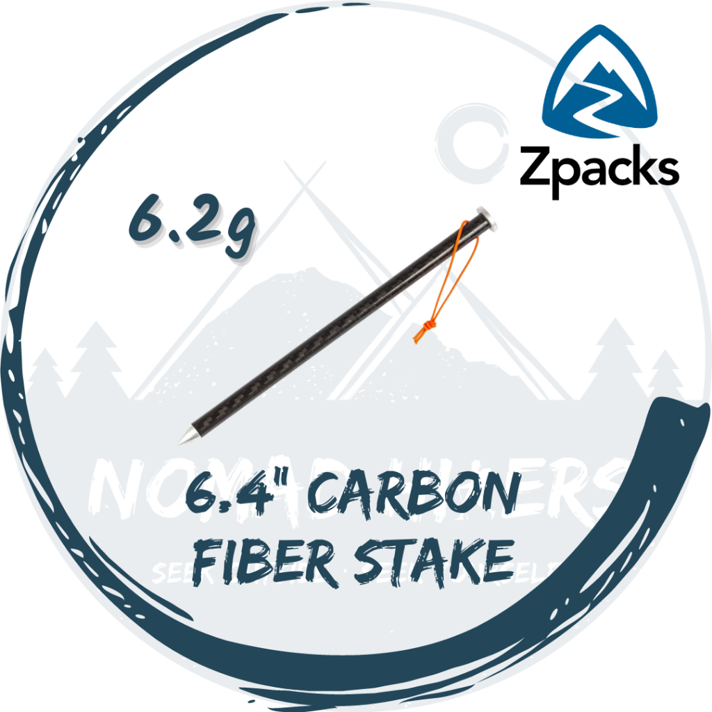 【游牧行族】*現貨*Zpacks 6.4" Carbon Fiber Stake 6.2g 碳纖維營釘 16cm 超輕